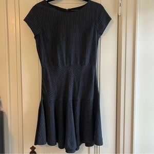 Banana Republic Pinstripe Linen Mini Dress